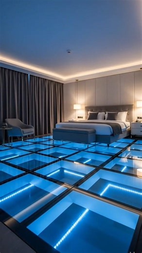 VIP Bedroom Glass Floor 😳✨