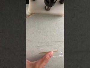 Creating embroidered beach sand