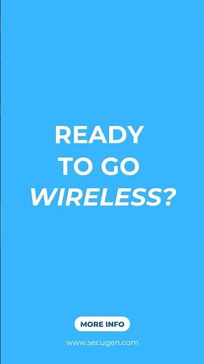 Smart. Wireless. FBI-Certified | SecuGen Unity 20 Bluetooth #shorts #wirelesssecurity #biometric