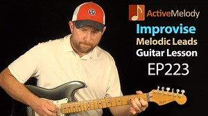In this week's guitar lesson, you'll learn how to improvise a harmonized lead while playing the chord changes. This is easier than you think because you learn everything in one position and then repurpose it. Check it out. :) | ActiveMelody Guitar Lessons