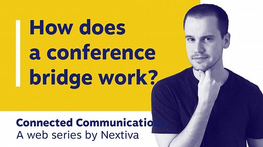 Using a conference bridge is a great way to connect remote teams and customers in a virtual meeting space. Check out this quick video for everything you need to know. #WFH #remotework #WorkfromAnywhere | Nextiva
