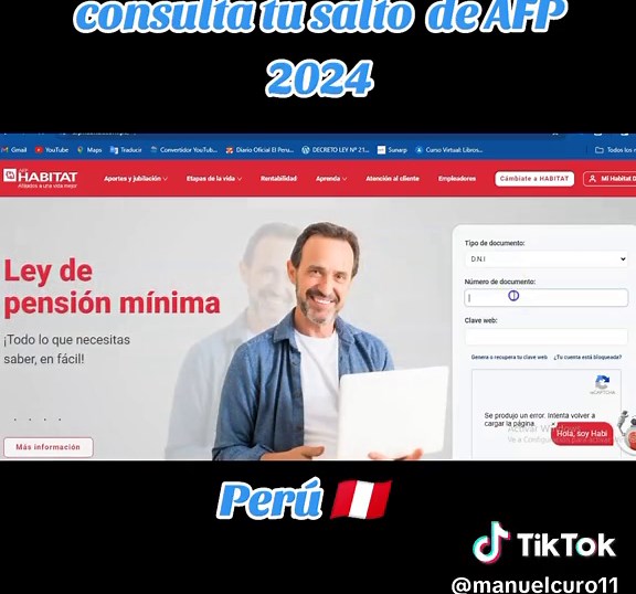 Consulta tu saldo de AFP HABITAT 2024