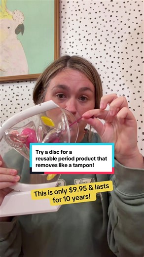 Try the Pixie disc! It won the good design award for good reason! #period #womenshealth #lowtoxliving