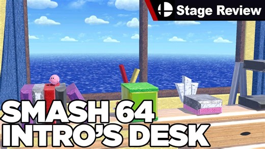 The Smash 64 Intro into a Stage in Smash Ultimate