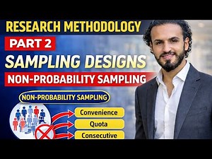 Sampling Designs in Research Methodology | Non-Probability Sampling Explained by Tutor