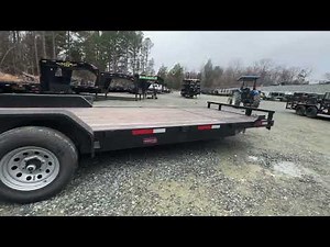 NC Trailers: 2023 Used 7x24 Equipment Trailer 10K GVWR VIN 27967