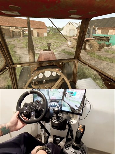 Zetor 6211 RedField map Steering Wheel Thrustmaster Farmstick #dkgc #fs25 #farming #zetor #logitech