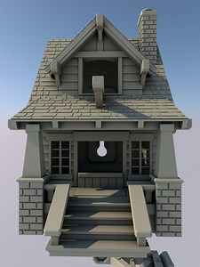 American Bungalow Birdhouse 3D Print File (STL) - Etsy