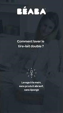 Tuto tire-lait électrique double de Béaba