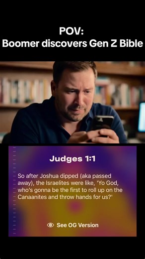 What if the Bible was reimagined to be more relatable. More authentic to your vibe? Gen Z Bible is a full Bible translation to modern gen z lingo. #genzbibletranslation #bibleverse #devotionalvibes