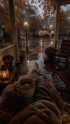 Somewhere out there… rainy nights still feel magical. ☕🌧️🍂 Front porch coffee. Quiet cafés. Cabins by the lake. Candlelit greenhouses. Which rainy POV are you choosing first? ✨ #FallVibes #CozyTok #RainyDays #AutumnAesthetic #POV