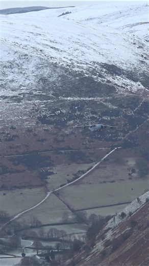 138K views · 5.3K reactions | RAF A400M Navigating The Narrow Valleys Of LFA7 Mach Loop In The Winter. | Rhys Aviation Photography | Facebook
