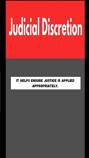 JUDICIAL DISCRETION EXPLAINED! The Power Judges Quietly Hold!! Legal Vocabulary!