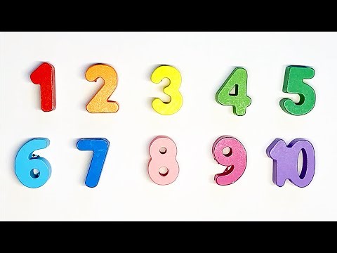 Easy Learn Numbers 1 to 10 | Preschool Educational Video | Learn English | Learn Colors for Kids