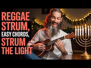 Happy Hanukkah on Ukulele! Easy Reggae Play Along Lesson (Matisyahu) 🕎 🎶