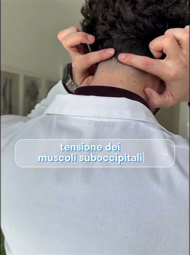 Combatti ogni giorno con dei forti mal di testa? Potrebbe essere una forte tensione dei muscoli suboccipitali Questo video non sostituisce una diagnosi. Ti aspetto al link in bio per una valutazione personalizzata e completa! #malditesta #fisioterapia #fyp