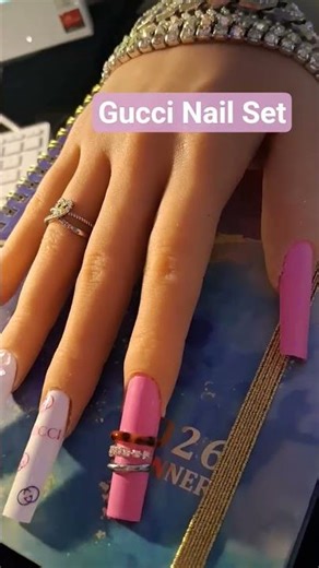 Gucci Nail Set #nails #simplenails #nailart #shorts #shortsvideo #shortsvideo