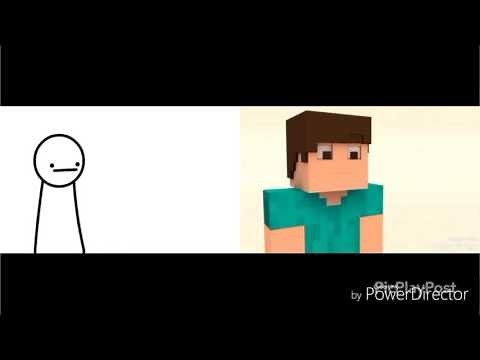 Asdfmovie7 (Original vs Minecraft version)