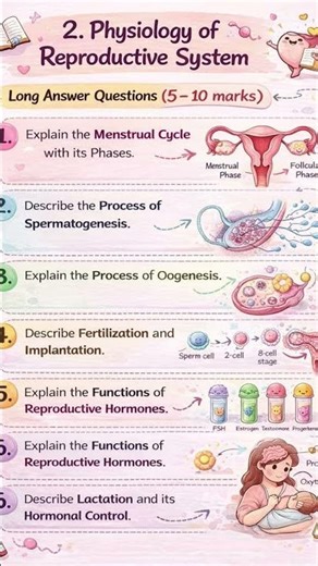 human reproduction best notes🔥💯get 100 in biology #boardexam #biologyclass12 #boardpreparation