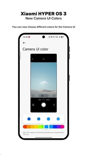 Xiaomi Hyper OS Camera UI Colors #xiaomi #theme #photography #hyperos