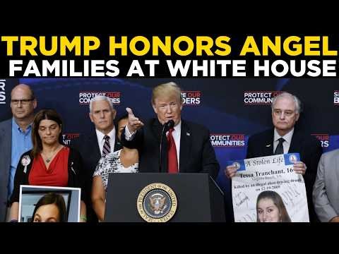 TRUMP ANGEL FAMILIES CEREMONY LIVE | President Trump Honors Victims at White House Event