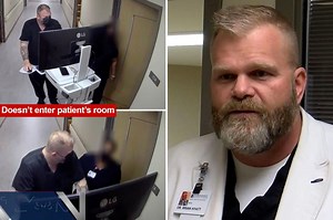 Eerie moment Arkansas psychiatrist visiting hospital where he was accused of locking up 26 patients in Medicaid scam