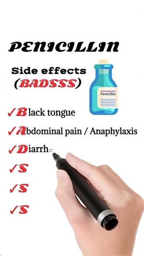Side Effects of Penicillin