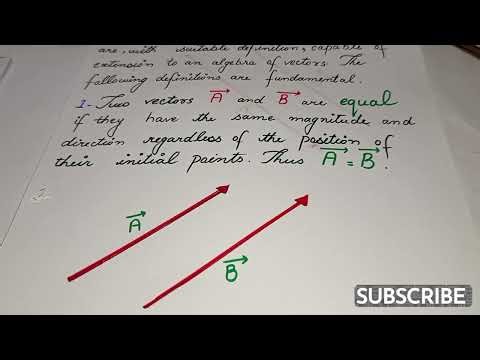 MSc/BS maths book of vector analysis Ch 1 Schaum's Outline (Murray R Spiegel) Definitions