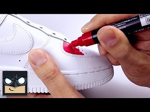 Custom AIR FORCE 1   GIVEAWAY  CARNAGE EDITION - Videos For Kids