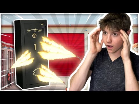 HUGE LOCKED GUN SAFE Found In An Abandoned Storage Unit!!