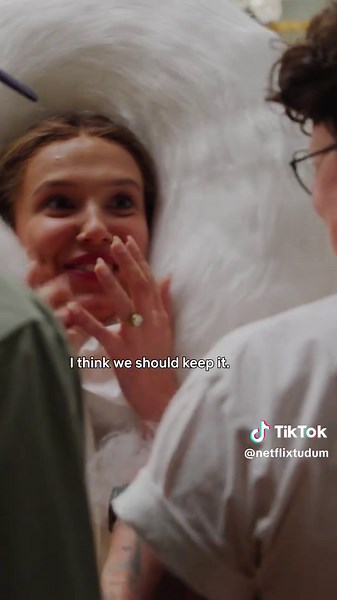 More of Enola's secret wedding dress special awaits...for anyone clever enough to solve the clue on tudum.com