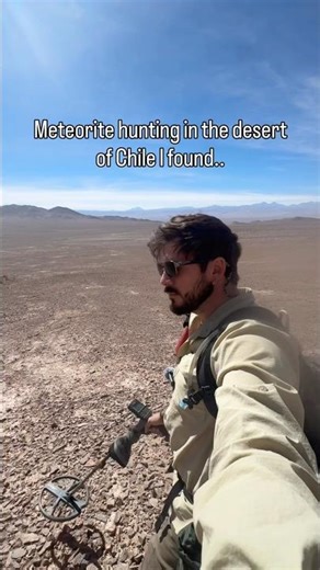 Meteorite hunting in Chile. Imilac Pallasite. #meteorite #xpfinds #deus2 @xpmetaldetector