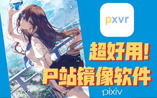 【Pxvr】超好用的p站镜像软件，流畅不卡，手机上随心观图，插画可下载原图