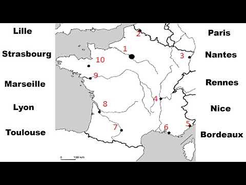 GEOGRAPHIE Villes de France niveau 1