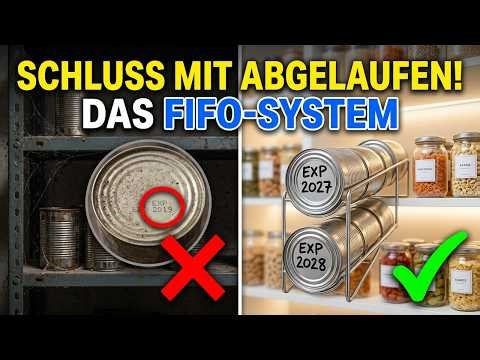 Nie wieder Lebensmittel verschwenden: Das ultimative FIFO-Tutorial für Prepper