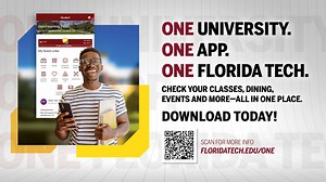 1.9K views · 41 reactions | Everything Florida Tech, right where you need it. From class updates to daily Panther essentials, One Florida Tech brings it all together in one app. Download now on the Apple App Store or Google Play. Learn more about the app and its key features, at: https://www.fit.edu/marketing-and-communications/marcomm-toolbox/mobile-apps/ | Florida Institute of Technology | Facebook
