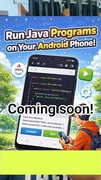 Run Java Programs on Your Phone 📱🔥 New IDE App Coming!