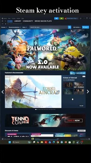 how to activate games using steam key