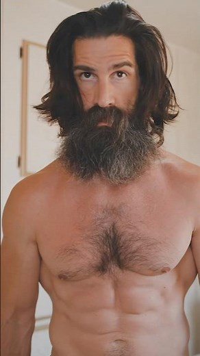 Full Beard to Mustache Transformation ✂️ | Satisfying Grooming Routine 💈 #Shorts #haircut