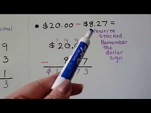G.E.D. Math 9a, Adding and subtracting decimals