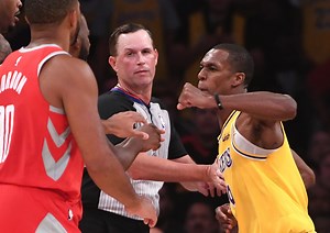 Official video shows Rajon Rondo spitting on Chris Paul
