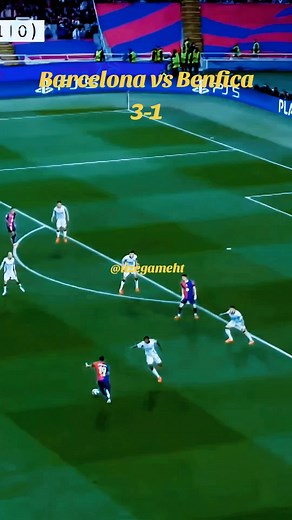 Barcelona vs Benfica 3-1 #championsleague #fyp #tizègameht #barcelona