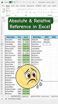 How to use absolute and relative reference in Excel! #excel #spreadsheet #viral #shorts #video