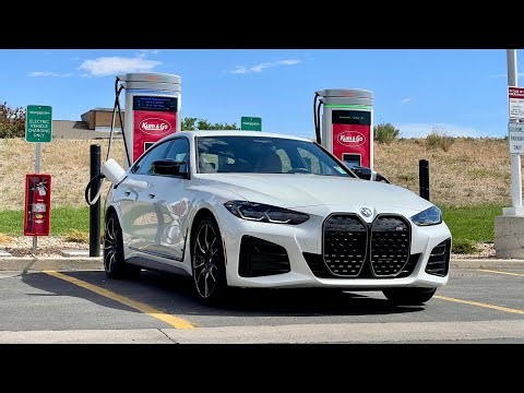 Here’s How Far The BMW i4 M50 (20" wheels) Will Go At 70-MPH!