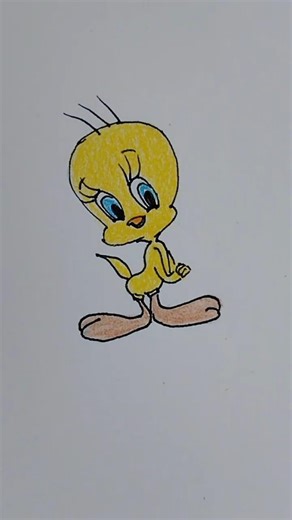 Drawing Tweety Bird for the First Time