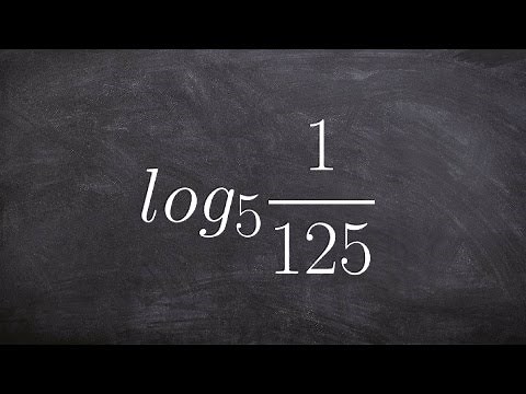 Expanding a Log by Changing a Fraction to a Negative Exponent