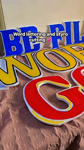 Word lettering and styro cutting #nelzvlogs #musicisnotminenocopyrightinfringementintended | Nelz Vlogs