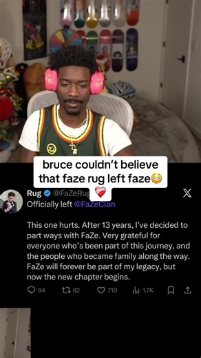 bruce couldn’t believe that faze rug left faze😳❤️‍🩹#brucedropemoff #fazerug #kaicenat #fyp #viral