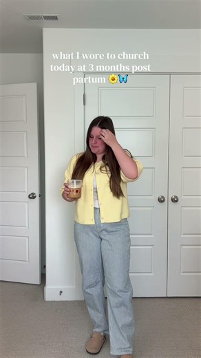 When it feels like spring outside I’m gonna dress like it! #ootd #churchootd #postpartum