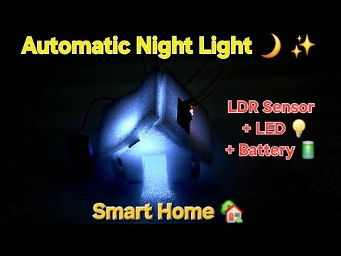 Automatic Day Night Light for Smart Home | LDR Sensor Project | Electronics Projects